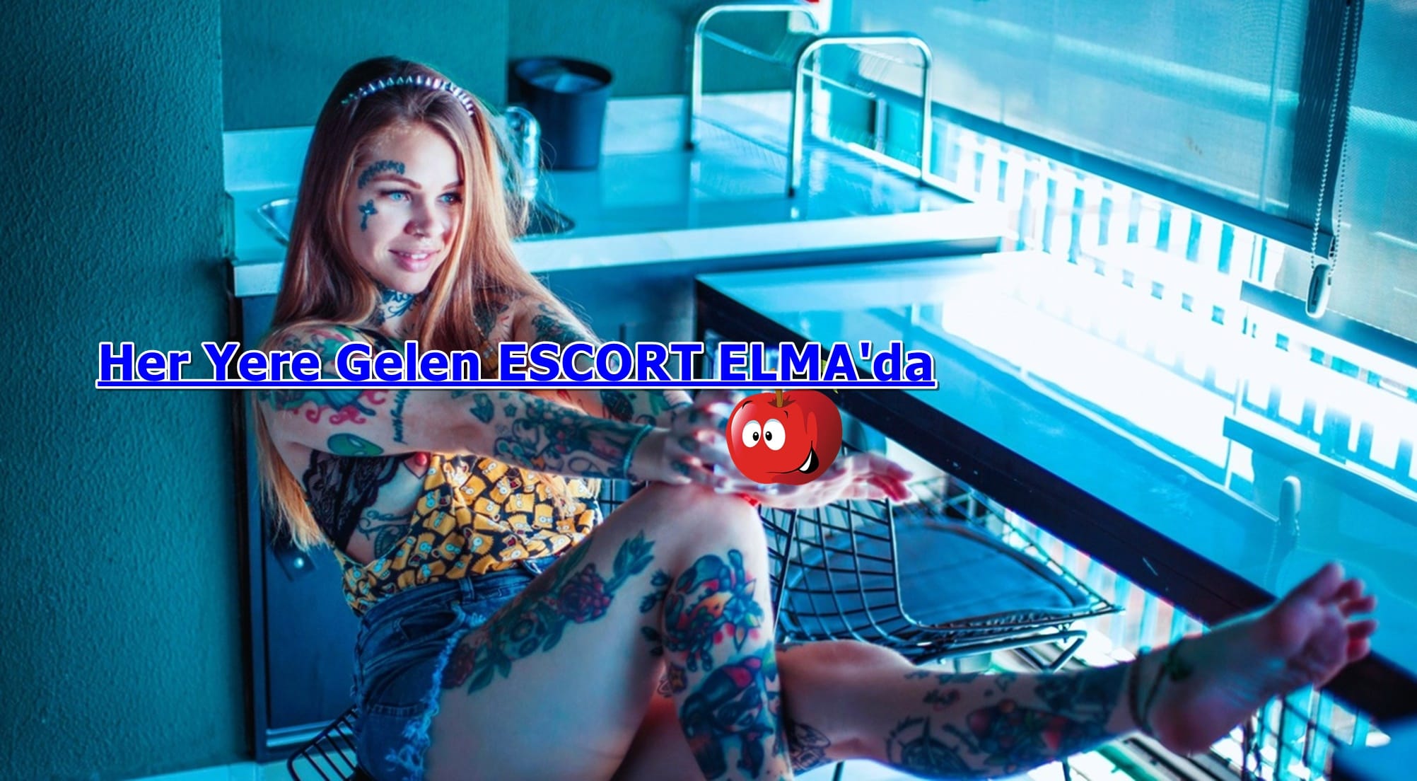 Kısacık Şort Giymeyi Seven Sarışın Escort